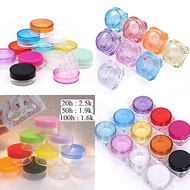Plastic Travel Cosmetic Jar 3g/ 5g/ 10g _ For cream, lip balm