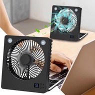Solar Outdoor Fan Portable Fan with Solar Panel Battery Operated Folding Quiet Cool Gadgets with LED