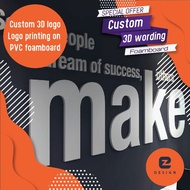 Logo print / 3D Logo printing / Customize logo printing / alphabet wall printing / numbering wall pr