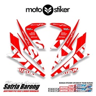 SATRIA F150 STRIPING MOTIF 6 / MOTOSTICKER / ECSTAR / SATRIA FU BARONGA 2012 / STICKER / STICKER