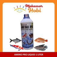 Amino Pro Liquid 1L 1 L Vitamin Penggemuk Pertumbuhan Ikan Lele Gurame