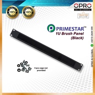 [Solid Metal] 19"inch 1U Brush Panel Server Rack