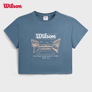 Wilson WOMEN HARPER CROP TEE WW00367511BUQ Official Store