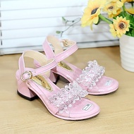 CHARICEE WL 1O1 Girls' Sandals with Jewel Pattern