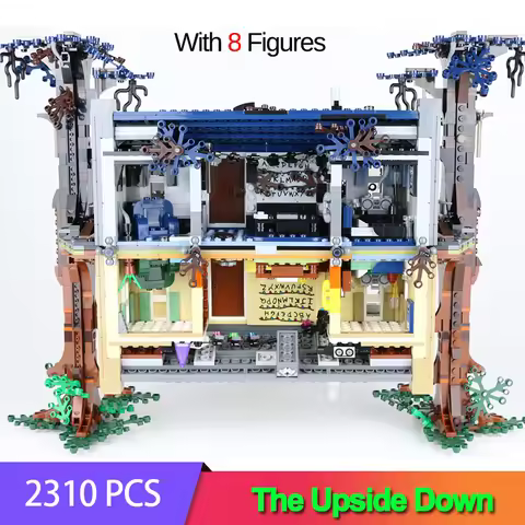 The Upside Down Model MOC 75810 Display Building Blocks Adults Bricks Children Toys Birthday Christm