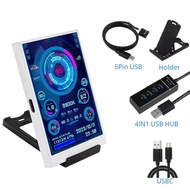 12cm IPS TYPEC Dynamic Secondary Screen USB Chassis Secondary Screen Computer Monitoring USB Seconda