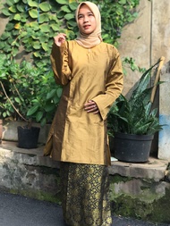 kebaya atasan tunik taffeta/kurung melayu taffeta iriana/ ATASAN KEBAYA MODERN NEW TUNIK TAFFETA / T