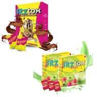 ✽FITZTOX PREMIX CHOCOLATE MOCHA APPLE Konjac Jelly Coklat Vitamilk Kalista White Glow Whitening Deto