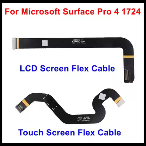 LCD Display Touch Screen Flex Cable Connectors X934118-002 X937072-001 For Microsoft Surface Pro4 Pr