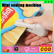 Mesin Penutup Beg Mini Boleh Cas USB|Portable Plastic Bag Sealer untuk Makanan & Snek, Hand Pressure