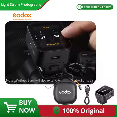Original Godox X3 Flash Trigger TTL HSS Wireless 2.4G OLED Touch Screen Transmitter Quick Charge for