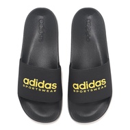 adidas Adilette Shower Men's Shoes Women's Black Yellow Sandals Slippers [ACS] II0018