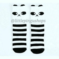 Panda Monochrome Socks Unisex Nice Cute