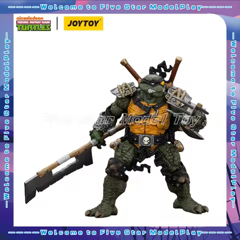 【FS】 JOYTOY TMNT-Slash 1/18 Action Figures Animation Models Toys Gifts Collection Ornaments