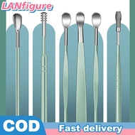 LANfigure 6 Pcs Ear Cleaner Kits Earpick Sticks Earwax Remover Ear Pick Cleaning Ear Cleanser Spoon 