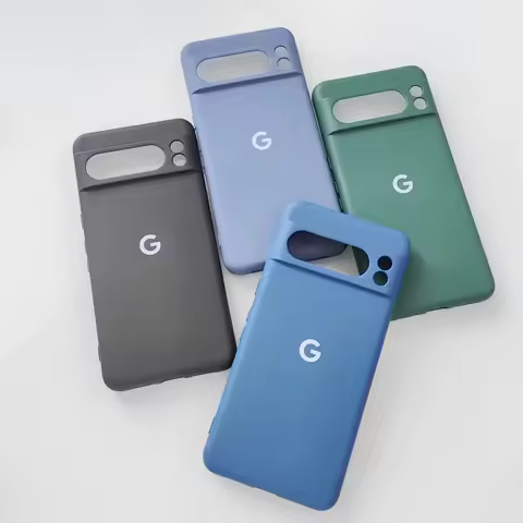 For Google Pixel 6A 7A 8A 8 7 6 Pro 5G Mobile Phone Case Soft Liquid Silicone Cover Thin Shockproof 