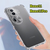 Clear Thin Shockproof Mobile Phone Case Oppo RENO11F Reno11 Reno11Pro 5G Reno 11 Pro Reno10 Plus