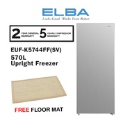 ELBA 570L Upright Freezer EUF-K5744FF(SV) / Midea 232L MUF-307SS / Hisense 320L FU286N3SS (Inverter)