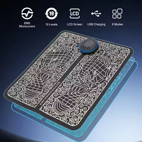 Electrostimulator Massage Mat Ems Foot Massager Pad Muscle Massager Relax Feet Massage Fitness Masaj