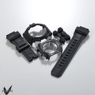(Vcustom) G-9300 MUDMAN MATTE " BLACK " BAND AND BEZEL WATCH STRAPS