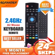 MX3 2.4G Wireless Air Mouse Keyboard with Smart Remote Control for Android TV Box