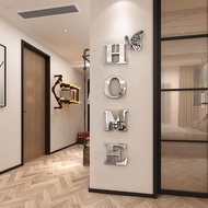 Home Wall Decor Letter Signs Acrylic Mirror Surface Wall Stickers