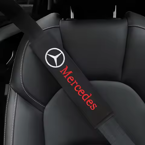 Universal 2PCS Cotton Flannel Car Interior Protection Cover for Mercedes Benz AMG GLA GLK CLS W204 W