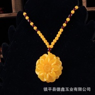 Chicken Fat Yellow Beeswax Sweater Chain 10Yuan Mode Supply Exhibition Fast Sale Lazy Mode Send reco