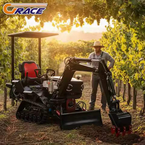 Customized 2025 Brand New 35hp Diesel Crawler Tractor Agricultural Heavy-Duty Machine CE EPA ISO Cer