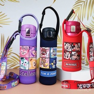 DD🍓New ZOJIRUSHI Heat Preservation Cup Cover360ml480Cartoon Hand-Carrying Crossbody Water Bottle Protection Coversd48Tig