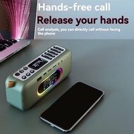 [Out]- Retro Bluetooth Speaker Portable Mini Vintage Stereo Heavy Bass HD Sound Handsfree Call TF Ca