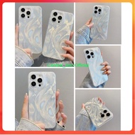 [ Vivo V40 / V40 Pro Case ] Shimmer Silver Feather Hologram Hard Case