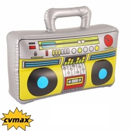 CYMX PVC Inflatable Balloons  80's 90's Party Decorations Musical Carnival Party Photo Booth Props