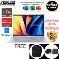 Asus Vivobook 15 M1502I-ABQ272WS 15.6'' FHD Laptop Icelight Silver ( Ryzen 5 4600H, 8GB, 512GB SSD, ATI, W11, HS )