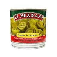 EL MEXICANO - 墨西哥食品 - 鹽水浸切粒墨西哥辣椒 380g