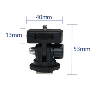Universal Camera Flash Hot Shoe Mount Adapter Phone Tripod Holder Clip Cold Shoe For DSLR Canon Niko