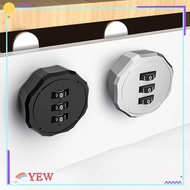 YEW Password Lock, Zinc Alloy 3 Digital Code Combination Lock,  Furniture Security Hardware Drawer Lock Cupboard Drawer