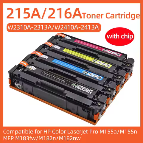 With Chip Compatible 215A 216A Toner Cartridge for HP M155a M155nw M183fw nw M182n M182nw W2310A W24