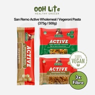 San Remo Active Wholemeal/Vegeroni Pasta - Spaghetti/Spiral [High Fibre, Healthy Carbs, Vegan]