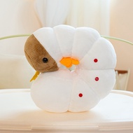 Creative Stag Beetle Larvae Silkworm Pupa Plush Toy Cute White Animal Doll Healing Doll Funny