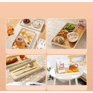 Bamboo Pattern Serving Tray Food and Beverage Serving Tray