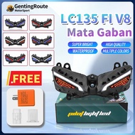 LC135 V8 Signal Light Head Lamp LED Light Mata Gaban Lampu Dada Pliot Light Yamaha LC V8 Signal Lamp