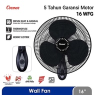 COSMOS 16 WFG Wall Fan 16" Black Black Wall Fan 16inch 16 inch Wall Fan