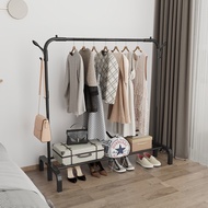 Clothes Drying Rack Hanger Minimalist Steel Frame Shelf Single Bar Weight 20-25kg