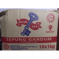 TEPUNG GANDUM CAP KUNCI 10 KG 1 KOTAK (BLUEKEY)