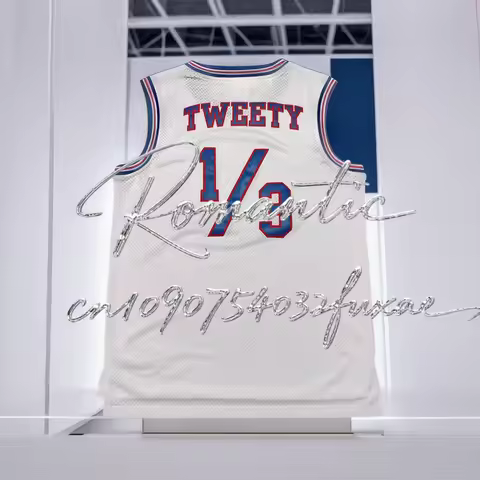 Movie Space Jam Lola bugs basketball jerseys mens sleeveless tops Tune Squad breathable Tweety Taz D