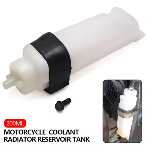 Motorcycle Engine Water Tank Antifreeze Overflow Bottle Kettle 200ml For 150cc 200cc 250cc Zongshen 