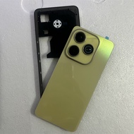 Full Housing Case For Infinix Hot 40i X6528B X6528 Middle Frame Cover+Battery Back Cover Rear Door C