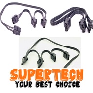 ATX 5Pin to 2 ways 3 ways 4 ways IDE molex 4pin Modular Power Supply Adapter Cable PSU