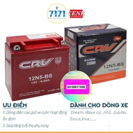 BÌNH ẮC QUY KHÔ CRV XE DREAM WAVE (ĐỜI CŨ) SIRIUS XĂNG CƠ - BÌNH CAO